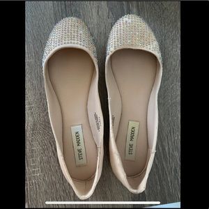 Steve Madden Rhinestone Flats Size 7